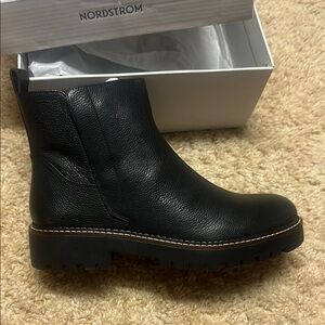 Nordstrom Black Water-Resistant Sole Boots